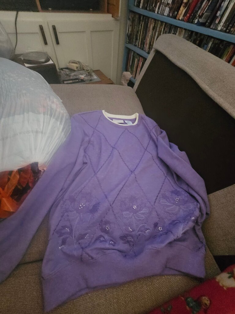 Alfred Dunner Purple Sweater