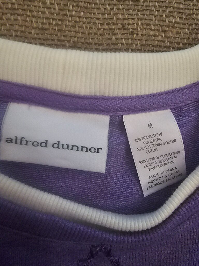 Alfred Dunner Purple Sweater
