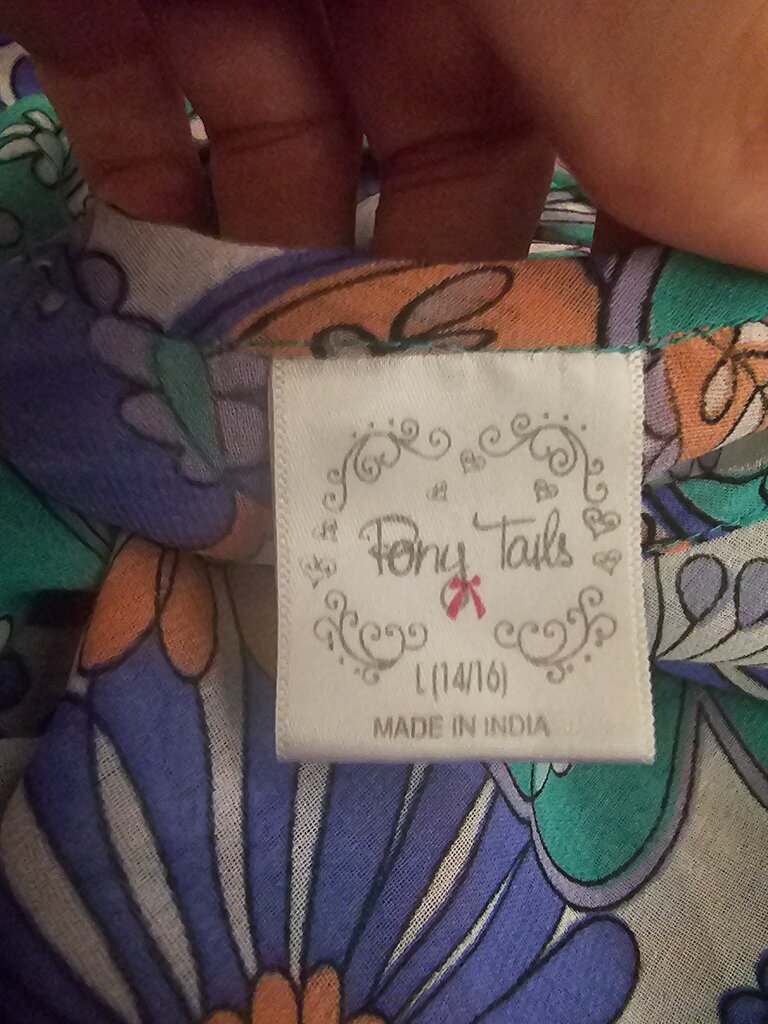 Pony Tails Floral Print Blouse
