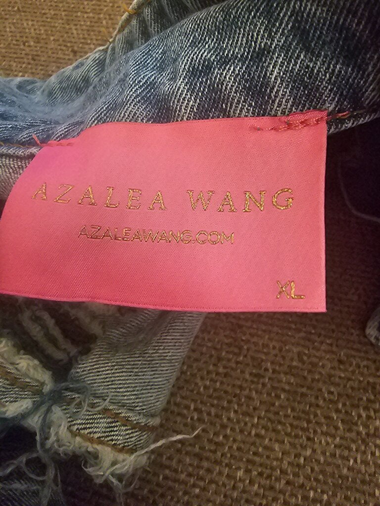 Azalea Wang Distressed Denim Jacket