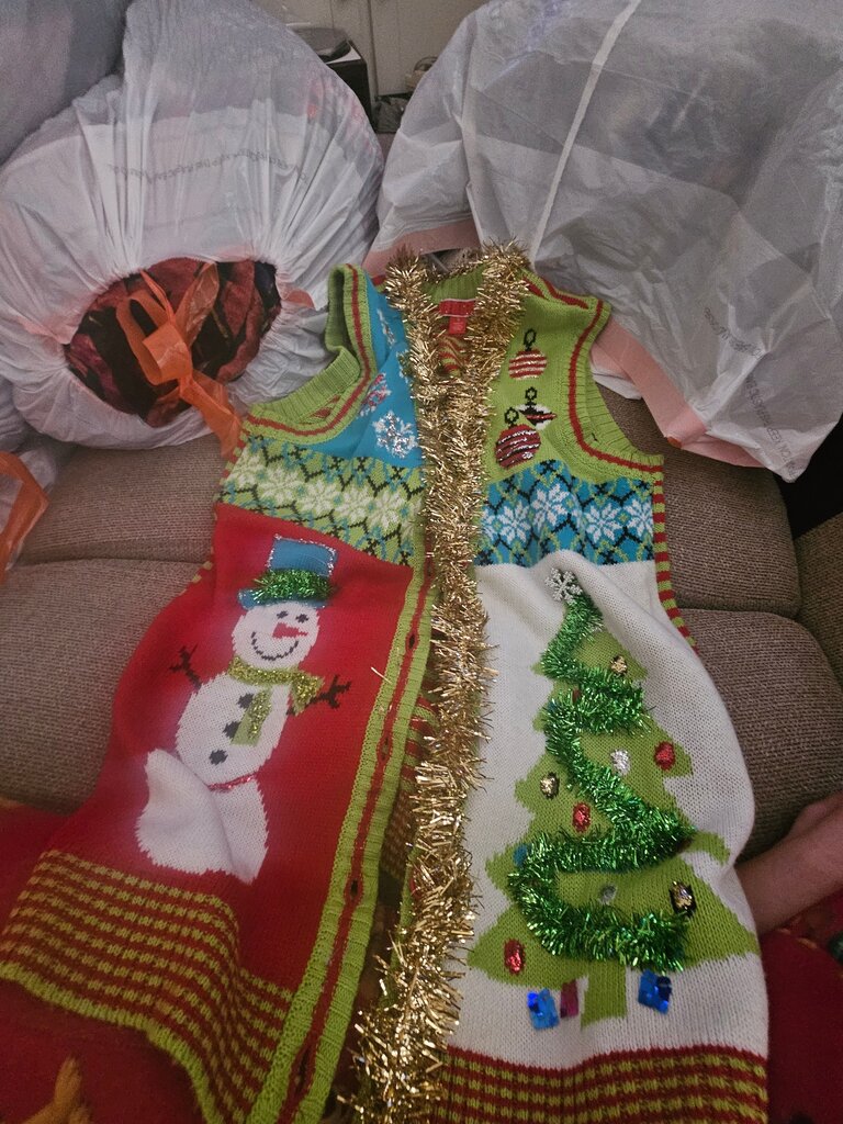Festive Christmas Ugly Sweater Vest