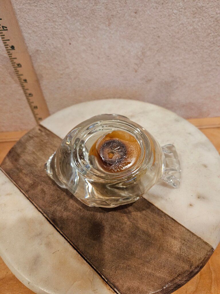 Indiana Glass Clear Bird Candle Votive Tea Light Holder 5.5" x 2.25"