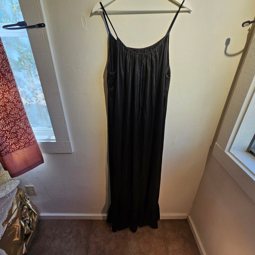Terra Sheer Black Maxi Dress