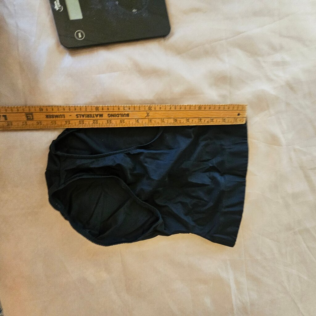 High-Waisted Black Swim Bottoms