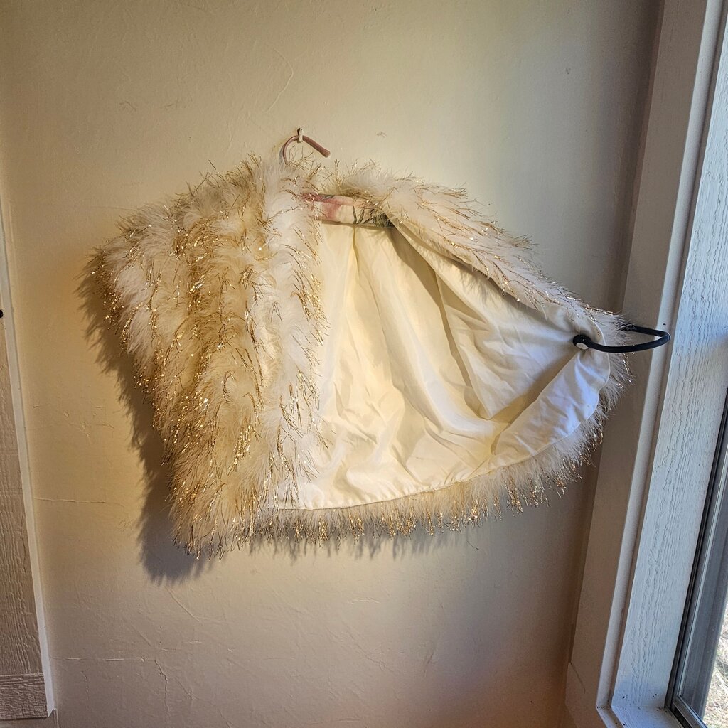 Faux Fur Shimmery Wrap