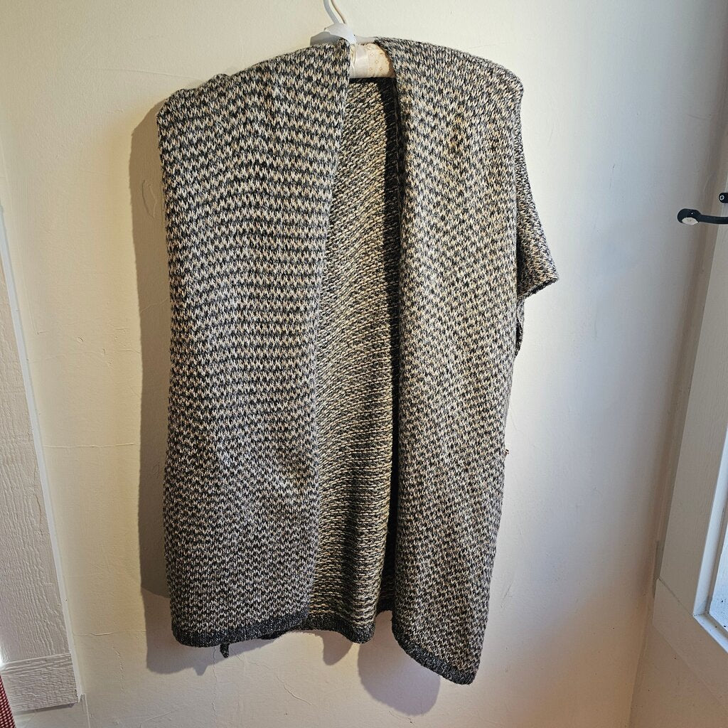 Knitted Open Front Cardigan