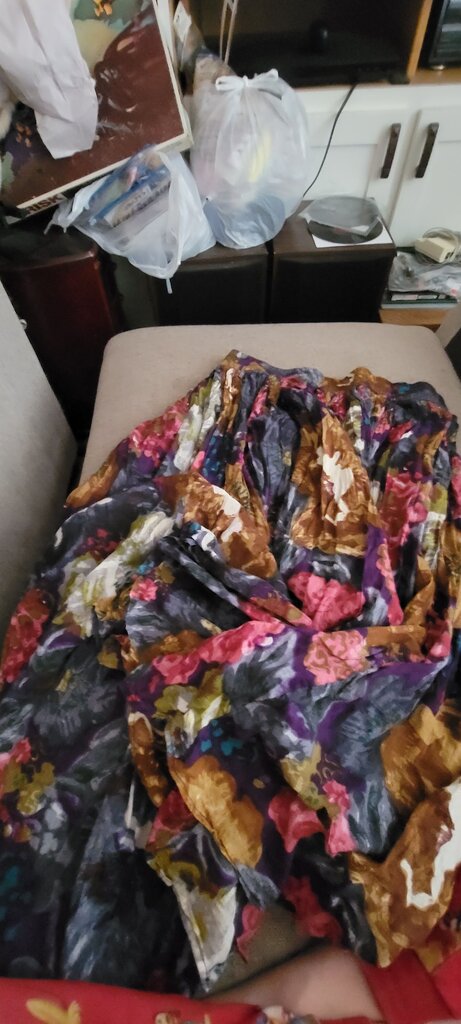 Roaman's Floral Print Skirt