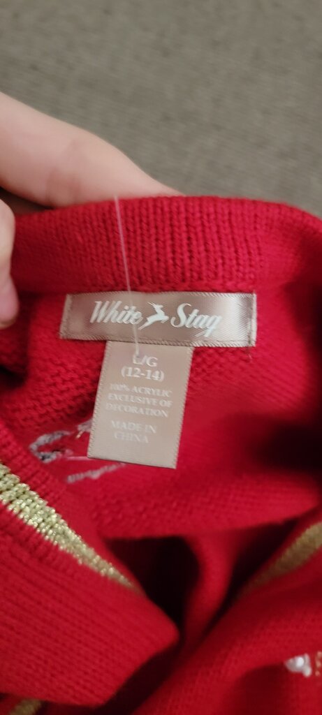 Red Christmas Holiday Sweater Vest
