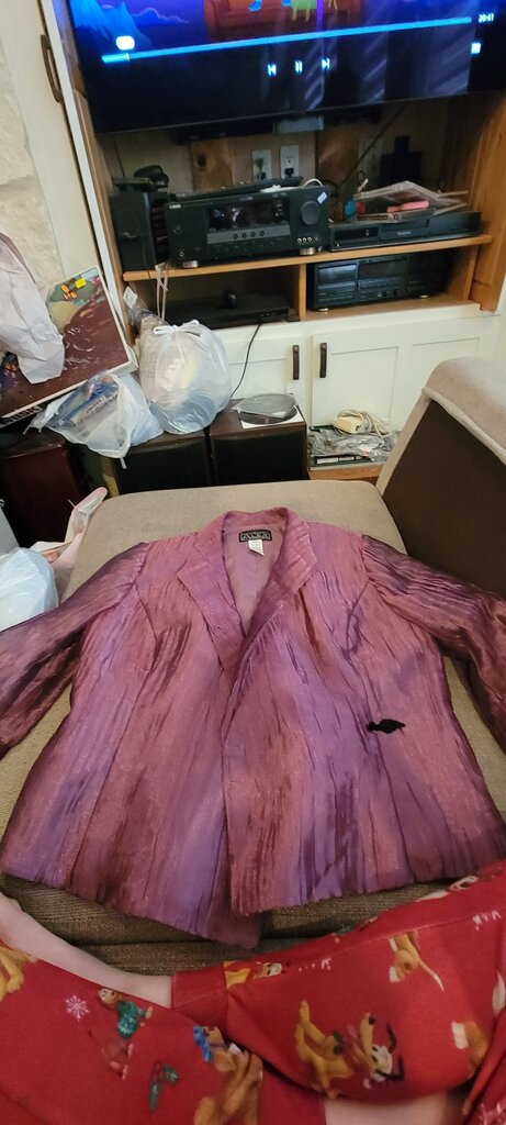 Alex Evenings Purple Blazer