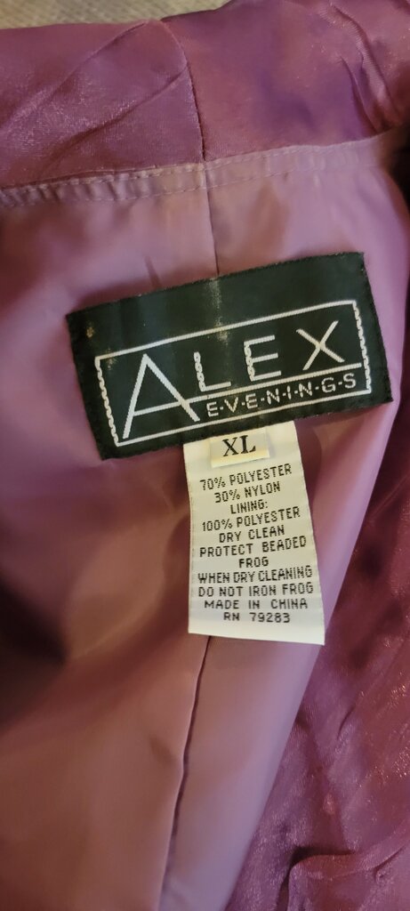 Alex Evenings Purple Blazer