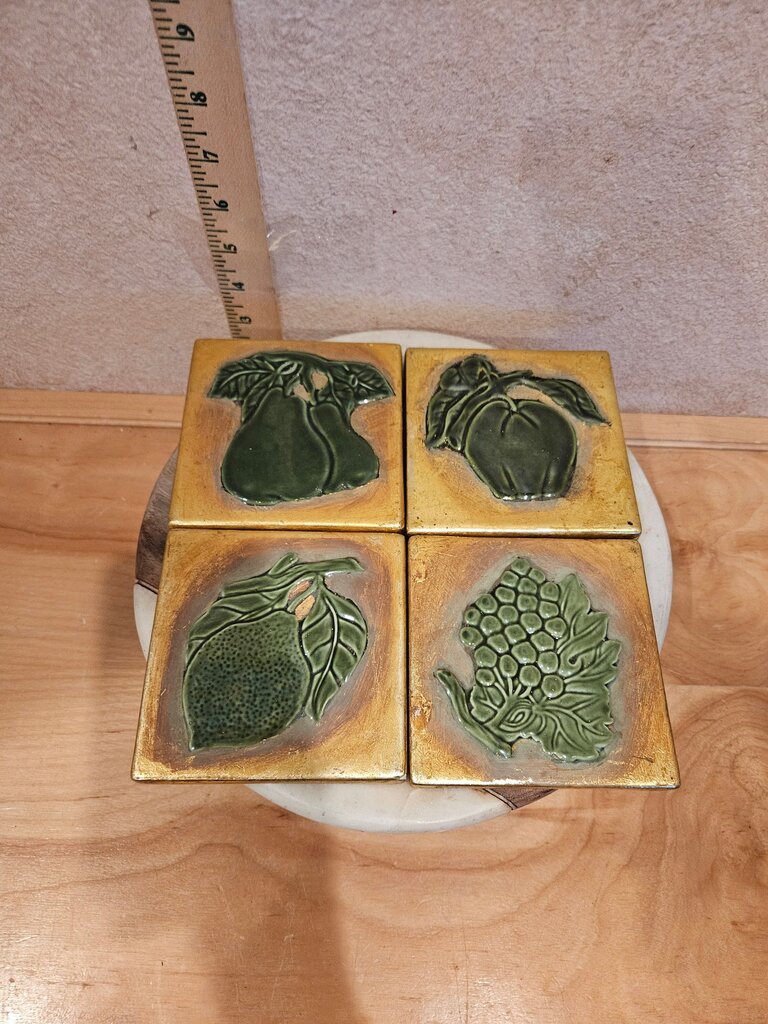 Decorative Ceramic Fruit wall plaques Ceramic Tiles
