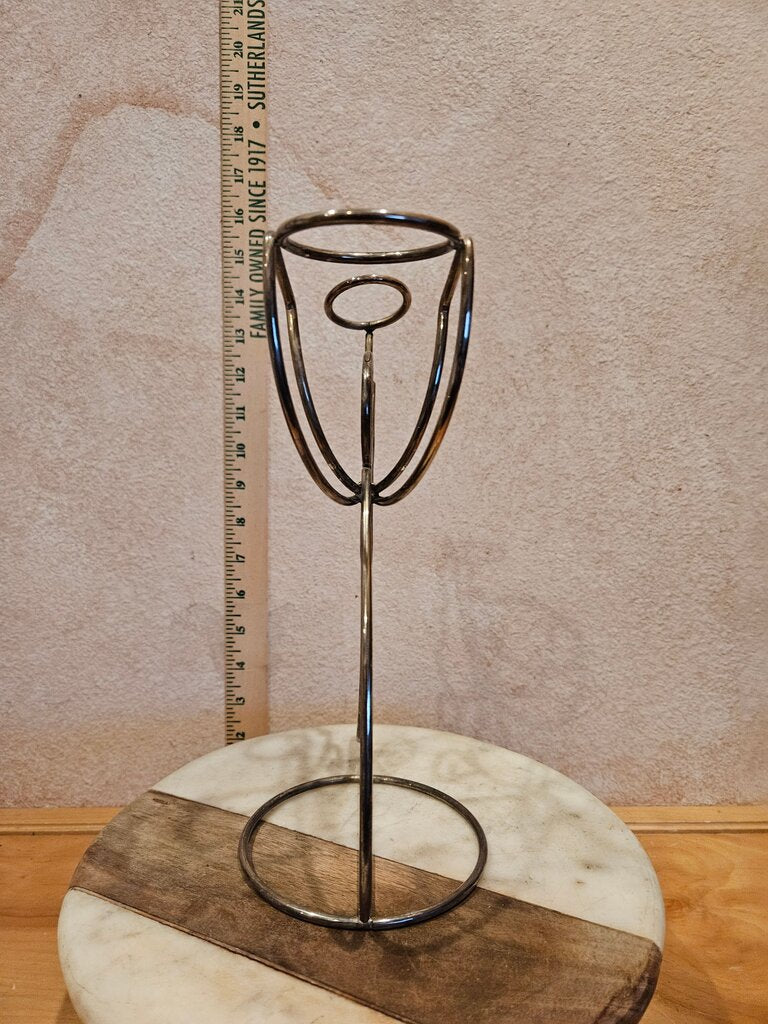 Wire Standing Heavy Metal Wire Angel Candle Holder Christmas old world vintage charm