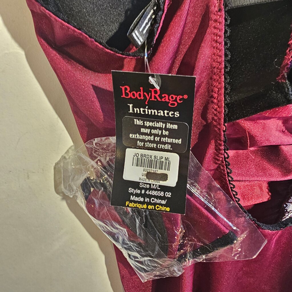 BodyRage Intimates Jo Bordeaux Slip