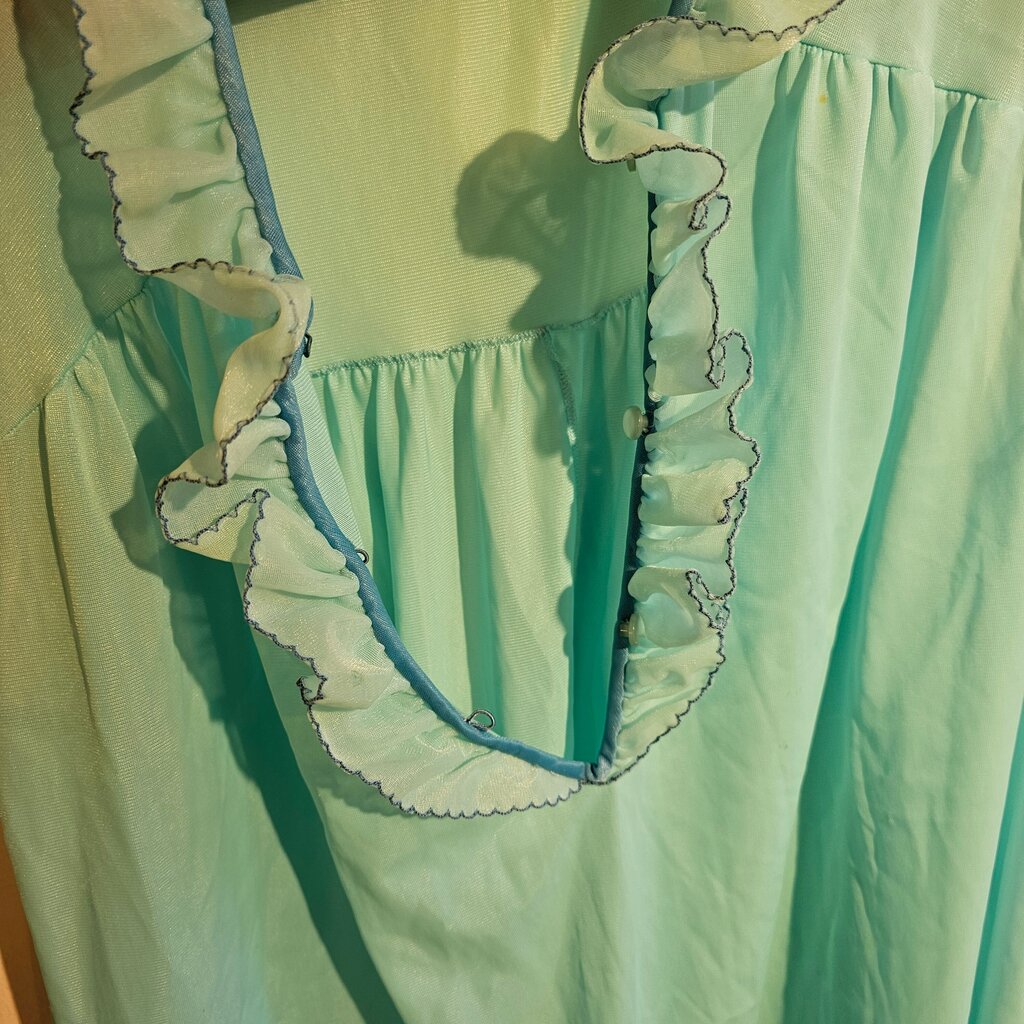 Light Blue Ruffled Summer Dress