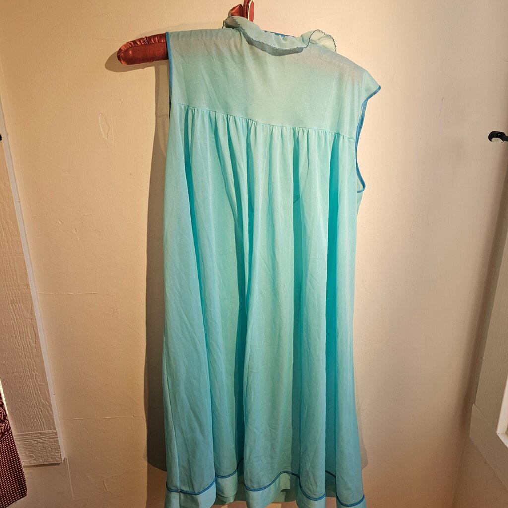 Light Blue Ruffled Summer Dress