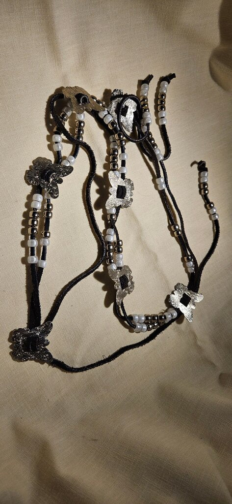Beaded Leather Necklace