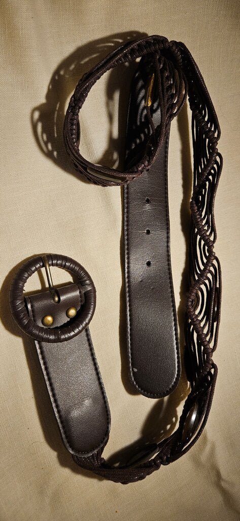 Brown Macrame Belt