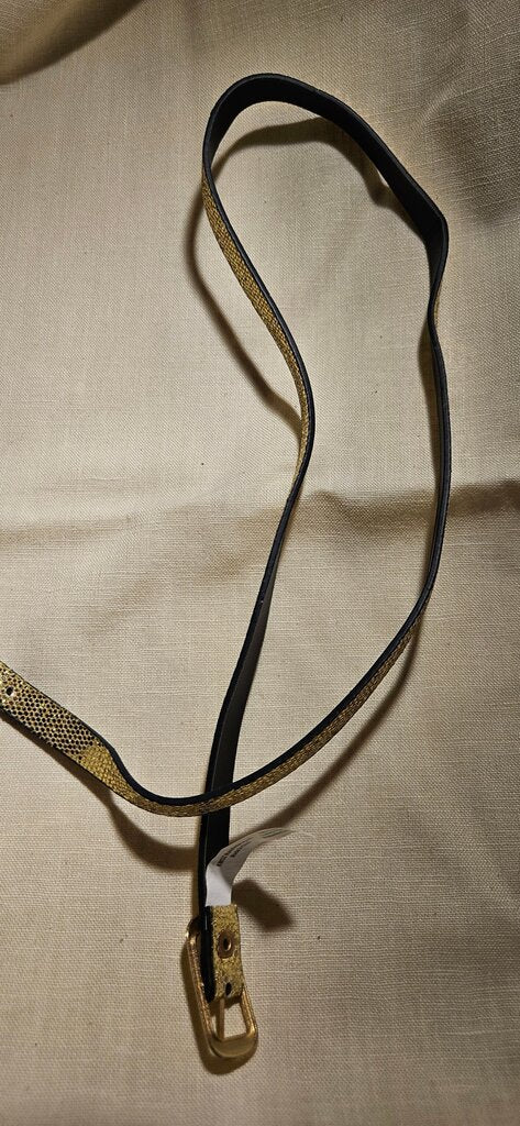 Black and Gold Fashion Belt