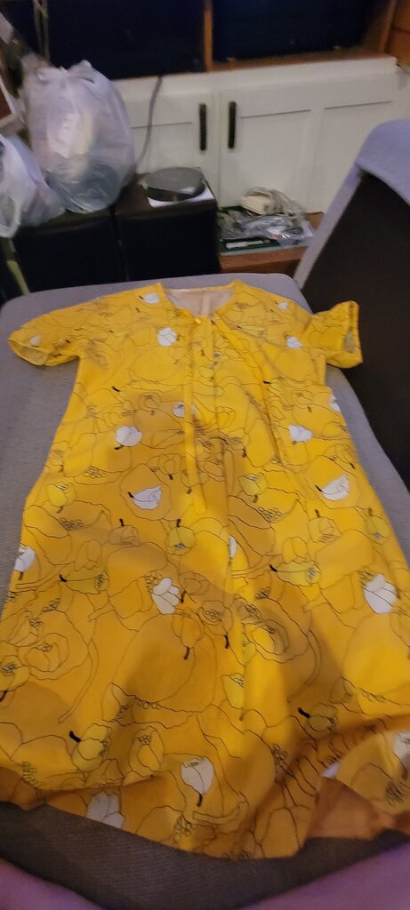 Yellow Floral Dress
