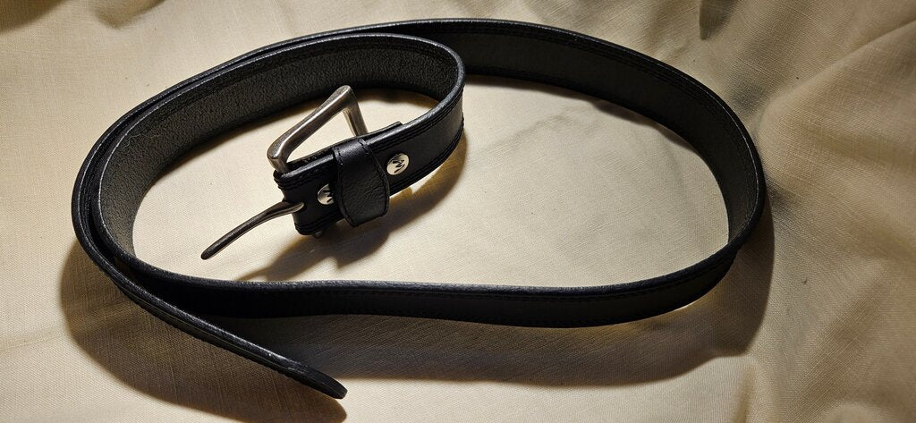 Black Leather Belt