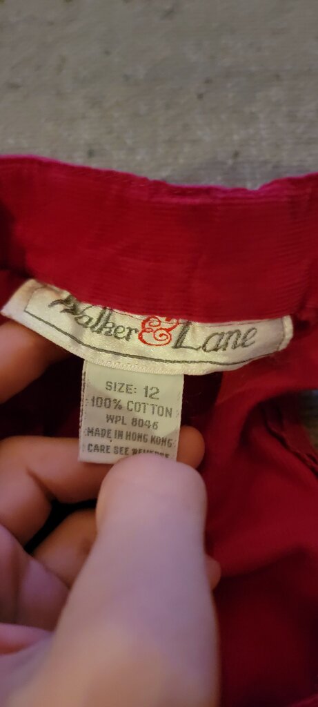 Walker & Lane Red Skirt