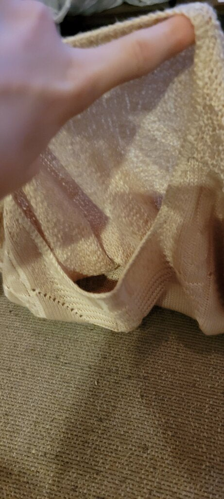 Women's Light Cream Knitted Sweater