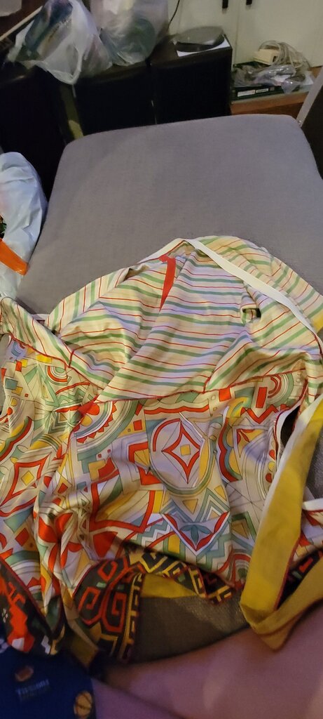 Colorful Striped Kimono Robe