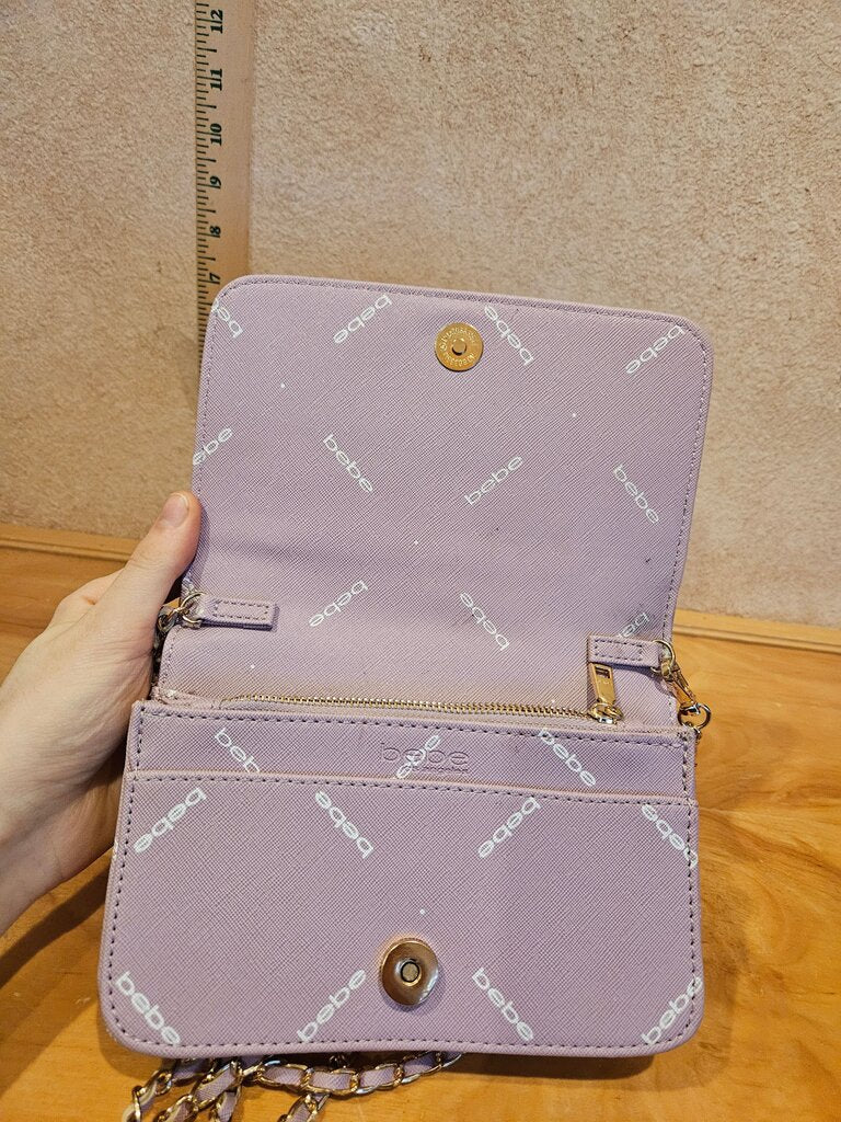 Bebe Lilac Crossbody Purse