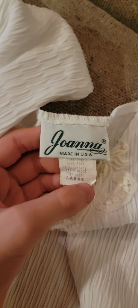 Joanna Women's Large White Top