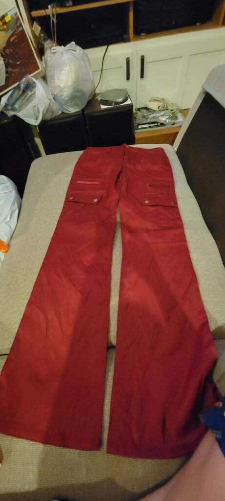 Red Cargo Pants