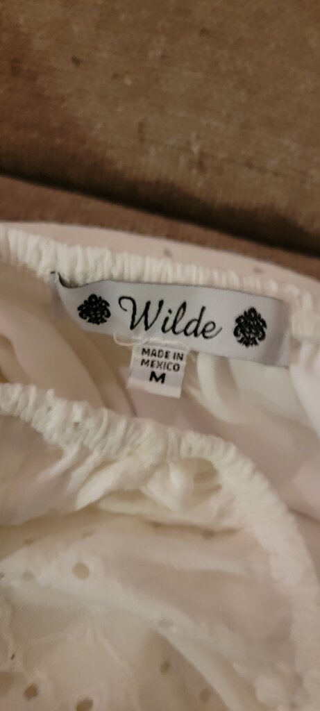 Wilde White Eyelet Top