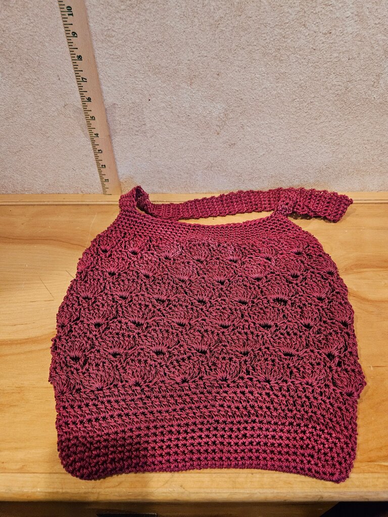 Handmade Crocheted Tote Bag