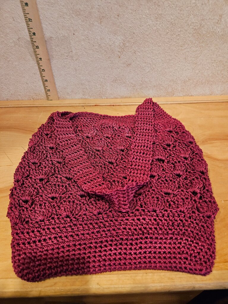 Handmade Crocheted Tote Bag