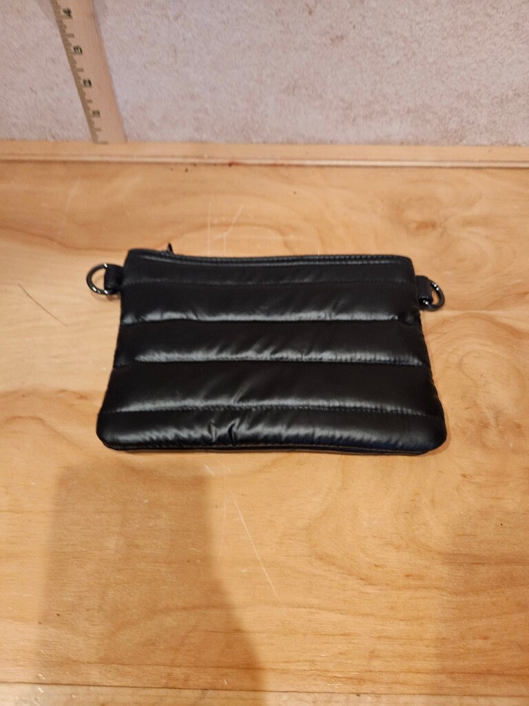 Think Royln Black Puffer Clutch