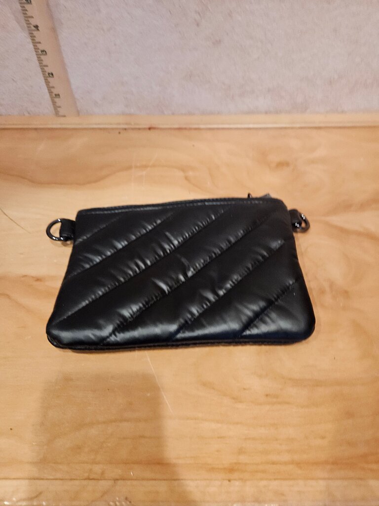 Think Royln Black Puffer Clutch
