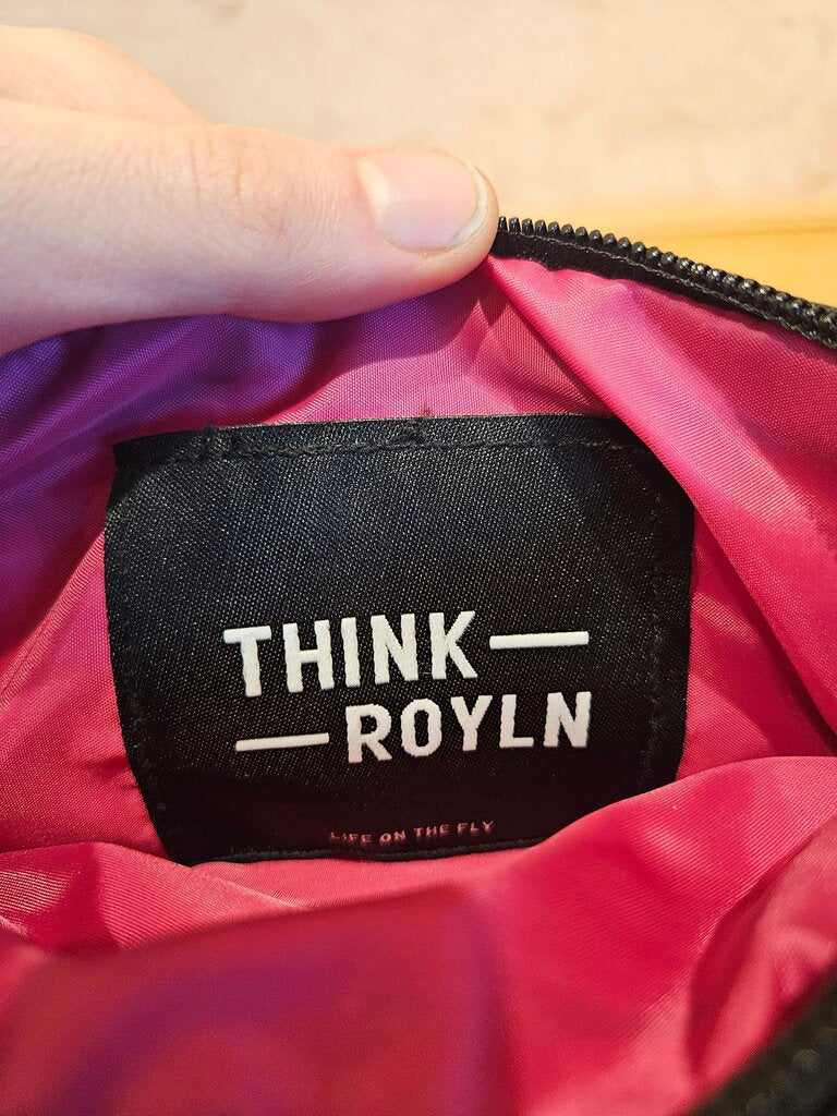 Think Royln Black Puffer Clutch
