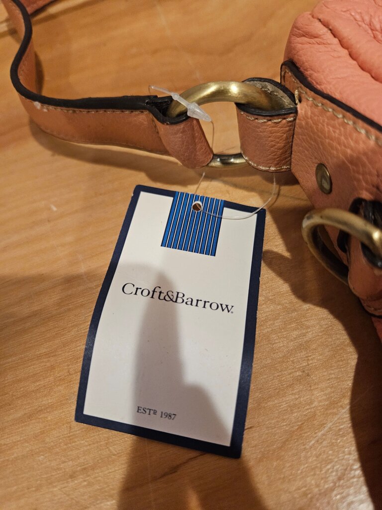Croft & Barrow Pink Leather Handbag