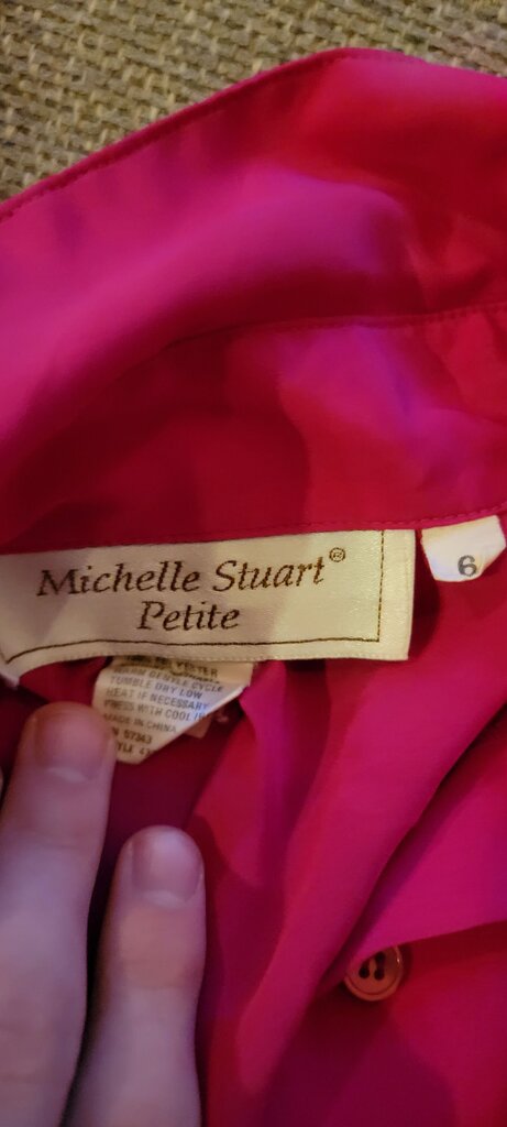 Michelle Stuart Petite Blouse
