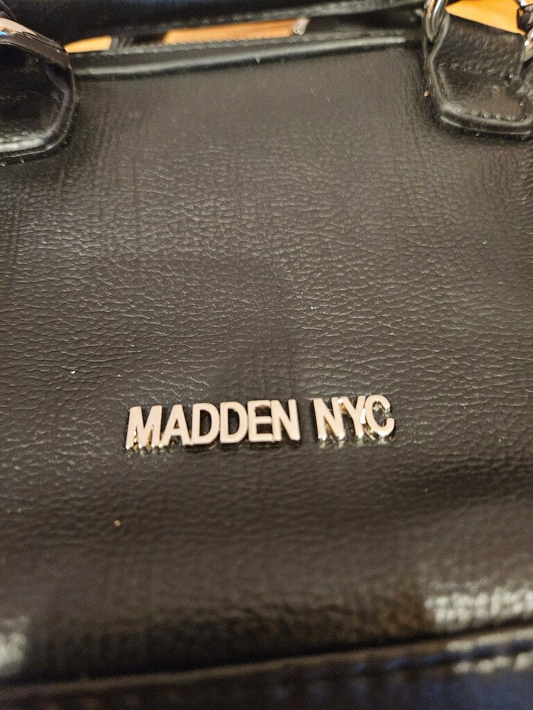 Madden NYC Black Handbag with Rhinestones