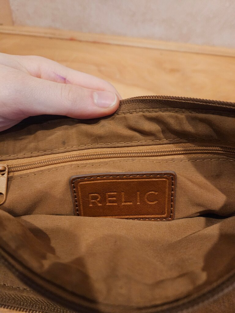 Relic Brown Crossbody Bag