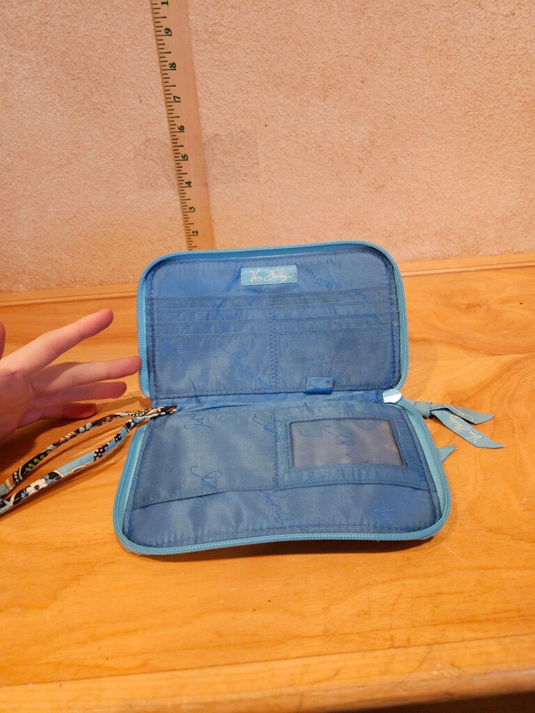 Vera Bradley Blue Floral Wallet