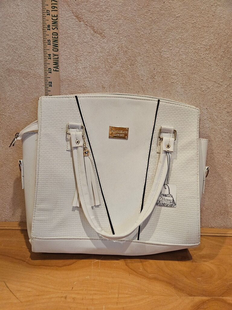 D'lorens White Handbag