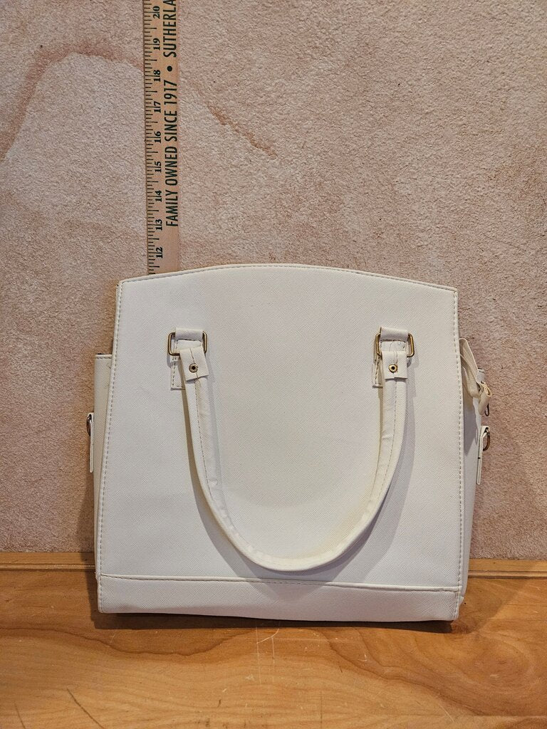 D'lorens White Handbag