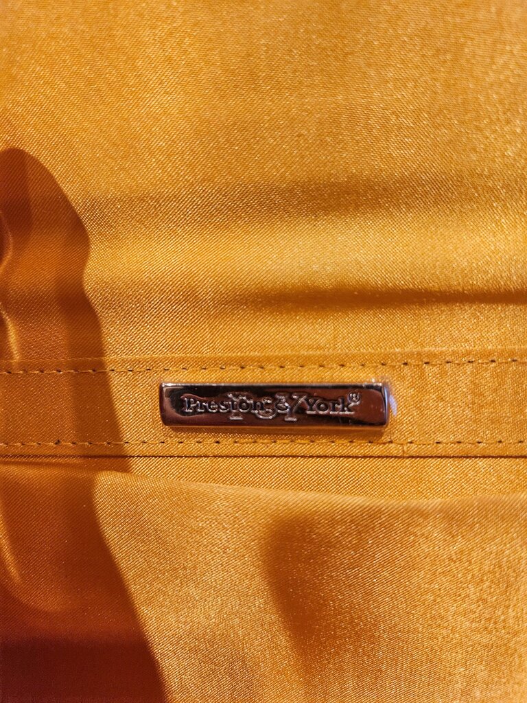 Prestige & York Yellow Clutch Bag