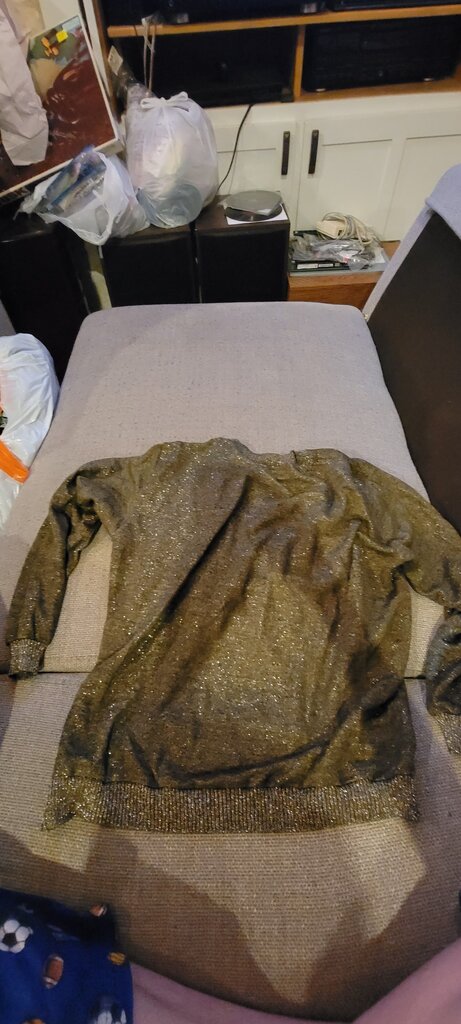 Skea Women's Metallic Long Sleeve Top