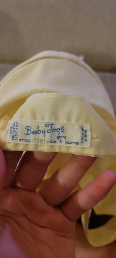BabyTogs Yellow Baby Outfit