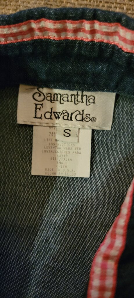 Samantha Edwards Denim Vest