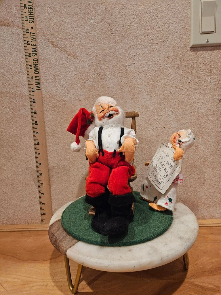 Vintage Santa and Mrs. Claus Figurines