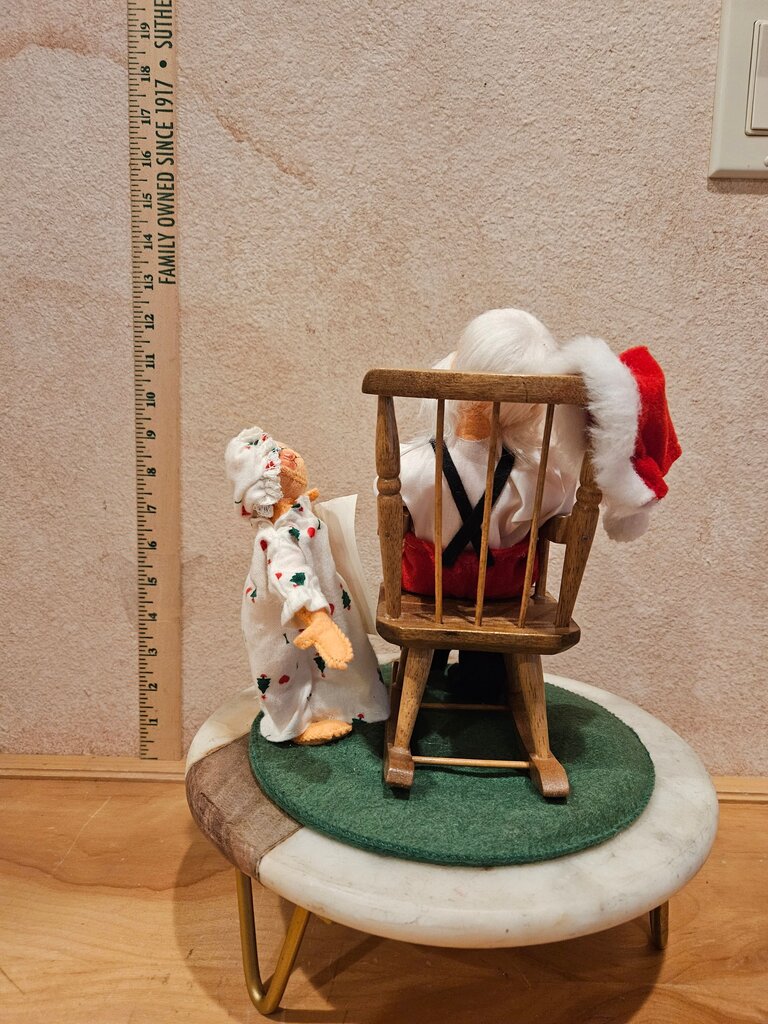 Vintage Santa and Mrs. Claus Figurines