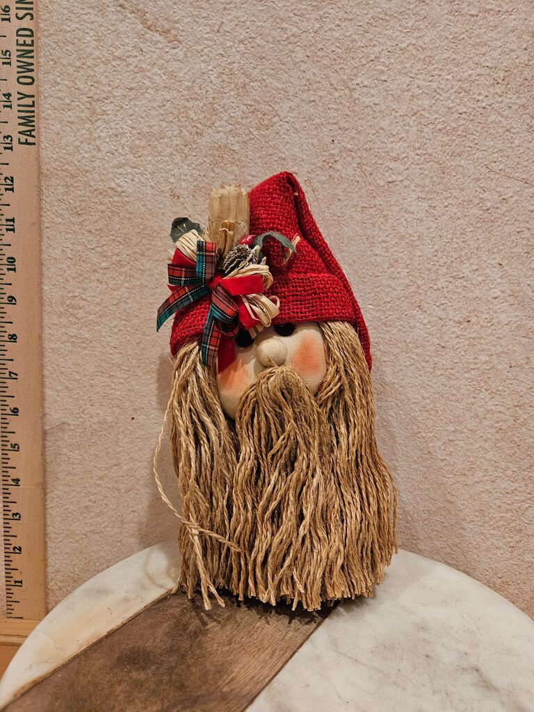Rustic Christmas Gnome Decoration